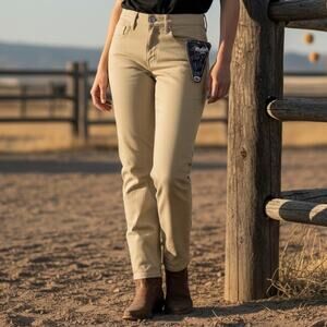 Vintage Blaze Riding Pants 7/27 Khaki High Waist Barrel Rodeo Equestrian Western